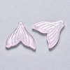 Transparent Spray Painted Glass Pendants GLAA-S190-009A-05-2