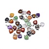 Natural & Synthetic Mixed Gemstone Charms G-F649-H-1