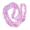 Transparent Glass Beads Strands GL-CBAAE04-02J-4