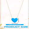 1Pc Alloy Cable Chain Pendant Necklaces NJEW-LP0007-03B-2