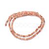 Natural Sunstone Beads Strands G-E411-13A-3mm-2