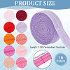 30M 10 Colors Flat Polyester Elastic Cord OCOR-BC0006-33B-2