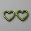 Zinc Alloy Spring Gate Rings AJEW-WH0471-106M-1