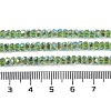Electroplate Glass Beads Strands GLAA-Q105-03J-4