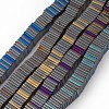 Electroplated Non-magnetic Synthetic Hematite Beads Strands G-P408-M-1