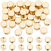 50Pcs Brass Beads KK-BBC0027-40G-1
