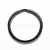 304 Stainless Steel Split Key Rings Hand Polished Ion Plating(IP) STAS-H383-29B-1