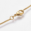 Eco-Friendly Rack Plating Brass Chain Necklaces LS-MAK-G002-05G-A-FF-4