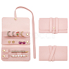 Rectangle PU Leather Envelope Travel Folding Rolls AJEW-WH048-966A-1