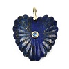 Dyed Natural Lapis Lazuli Carved Pendants G-C276-01G-02-1