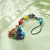 Handmade Evil Eye Lampwork Pendant Decorations HJEW-JM01053-01-4