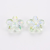 Transparent Acrylic Beads TACR-S154-45C-327-2
