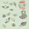 PandaHall Elite 160Pcs 8 Styles Tibetan Style Alloy Connector Charms FIND-PH0008-10-4