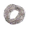 Electroplate Glass Beads Strands EGLA-L030-HR04-3