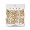 Rack Plating Brass Butterfly Link Chains CHC-C026-10-3