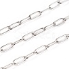Tarnish Resistant 304 Stainless Steel Paperclip Chains CHS-F010-01D-P-2