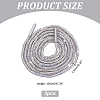 Rubber Rhinestone Shoelaces AJEW-WH0752-498B-2
