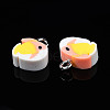 Handmade Polymer Clay Charms CLAY-S096-025-3