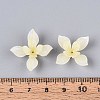 Flower Acrylic Bead Caps SACR-T017-52-4