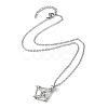 Tarnish Resistant 304 Stainless Steel Macrame Pouch Braided Gemstone Holder NJEW-JN04468-01-1