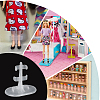 Transparent Plastic Doll Standing Bracket AJEW-WH0312-71-6