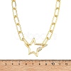 304 Stainless Steel Paperclip Chain Necklaces NJEW-JN06369-02-5
