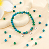 Olycraft 2 Strands Synthetic Chrysocolla Beads Strands G-OC0004-97-5