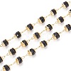 3.28 Feet Handmade Glass Beaded Chains X-KK-I647-13L-1