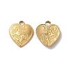 Ion Plating(IP) 304 Stainless Steel Pendants STAS-H212-37G-1