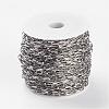 Iron Paperclip Chains CH-R025-10x5mm-P-2