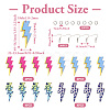 DIY Lightning Bolt Earring Making Kit DIY-TA0006-29-2