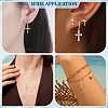 40Pcs 4 Styles Alloy Rhinestone Pendants FIND-ME0003-43-4