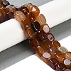 Natural Red Agate Beads Strands G-M403-D05-01-1