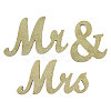 3Pcs 3 Styles Wooden Word Display Decorations AJEW-WH0270-177-1