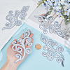 5Pairs Embroidery Thread Clothing Patches PATC-GF0001-97B-3