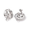 Non-Tarnish 304 Stainless Steel Stud Earring Finding STAS-C059-09P-2