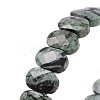 Natural Agate Oval Beaded Stretch Bracelet G-E010-01V-4