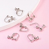 Brass Screw On Clip-on Earring Findings KK-L164-02P-5