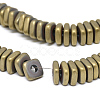 Electroplate Non-magnetic Synthetic Hematite Beads Strands G-Q486-90A-3