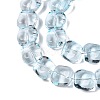 Electroplate Glass Beads Strands EGLA-N012-07I-3