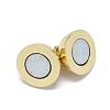 Rack Plating Brass Magnetic Clasps with Loops KK-F801-03B-G-3