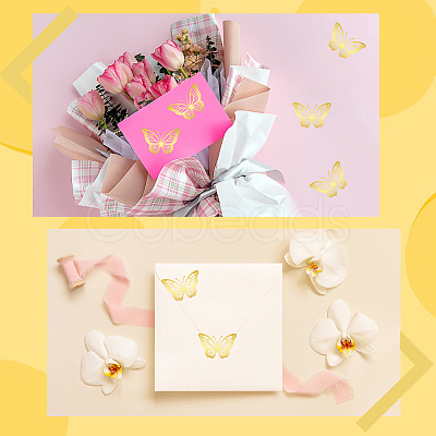 Gold Foil Self-adhesive Stickers DIY-WH20001-13B-1