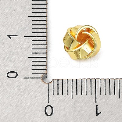 Rack Plating Brass Beads KK-B078-13B-G18-1