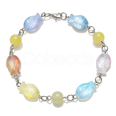 100Pcs Transparent Glass Beads GLAA-CJ0001-81-1