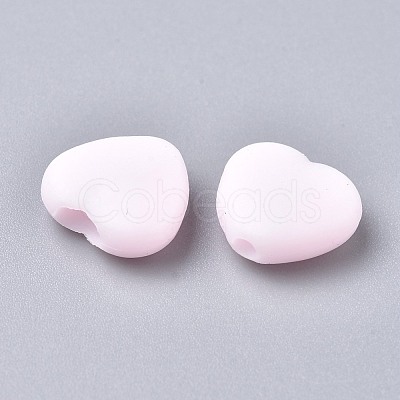 Heart PVC Plastic Cord Lock for Mouth Cover KY-D013-04J-1