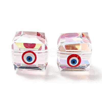 Transparent Glass Beads GLAA-F121-15-1