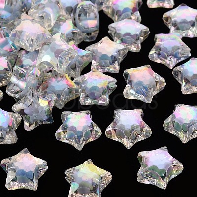 Transparent Acrylic Beads TACR-S152-02D-SS2113-1