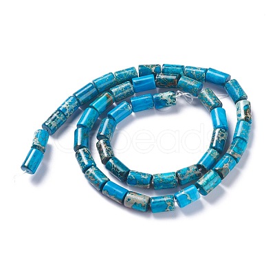 Natural Imperial Jasper Bead Strands G-P444-04F-1