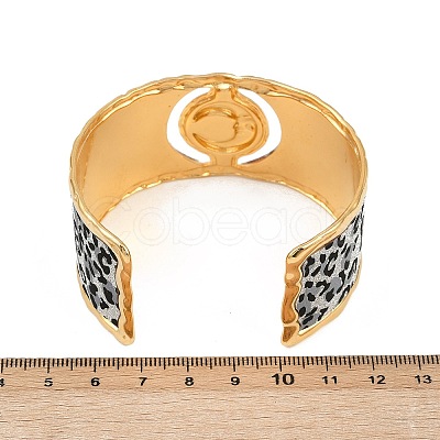 304 Stainless Steel Cuff Bangles for Women LS-BJEW-K285-01A-G-1