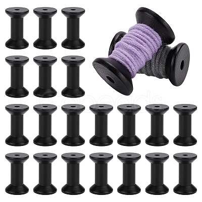 Beech Wooden Empty Spools for Wire WOOD-WH0051-05B-1